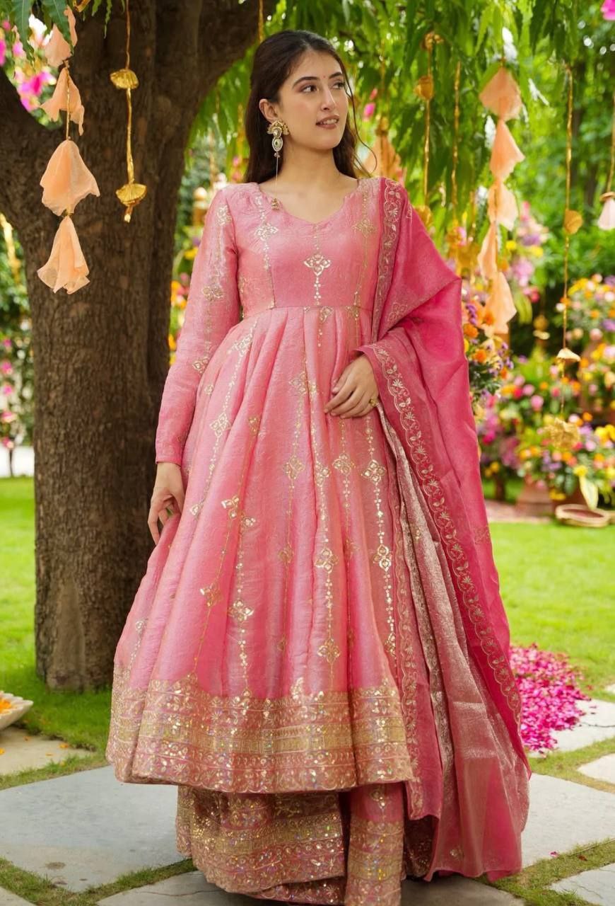 Premium Heavy Silk Women’s Fully Stitched Embroidered Party Suit