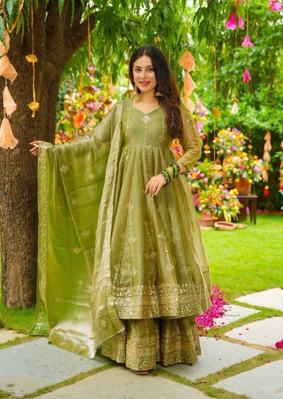 Premium Heavy Silk Women’s Fully Stitched Embroidered Party Suit