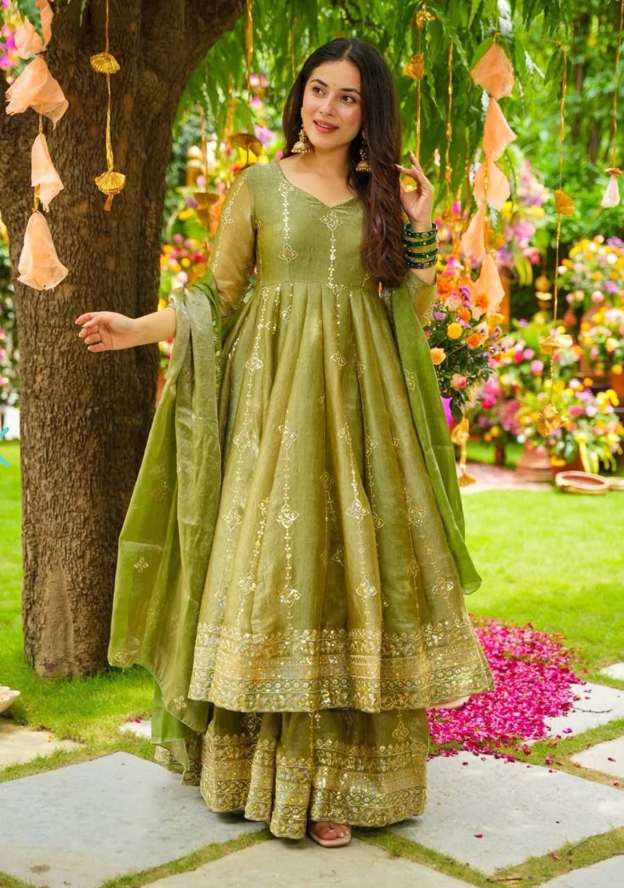 Premium Heavy Silk Women’s Fully Stitched Embroidered Party Suit