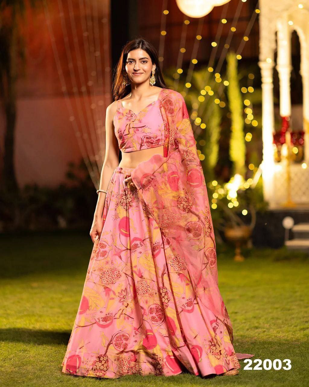 Royal Charm Airtex Chinon Silk Lehenga Set