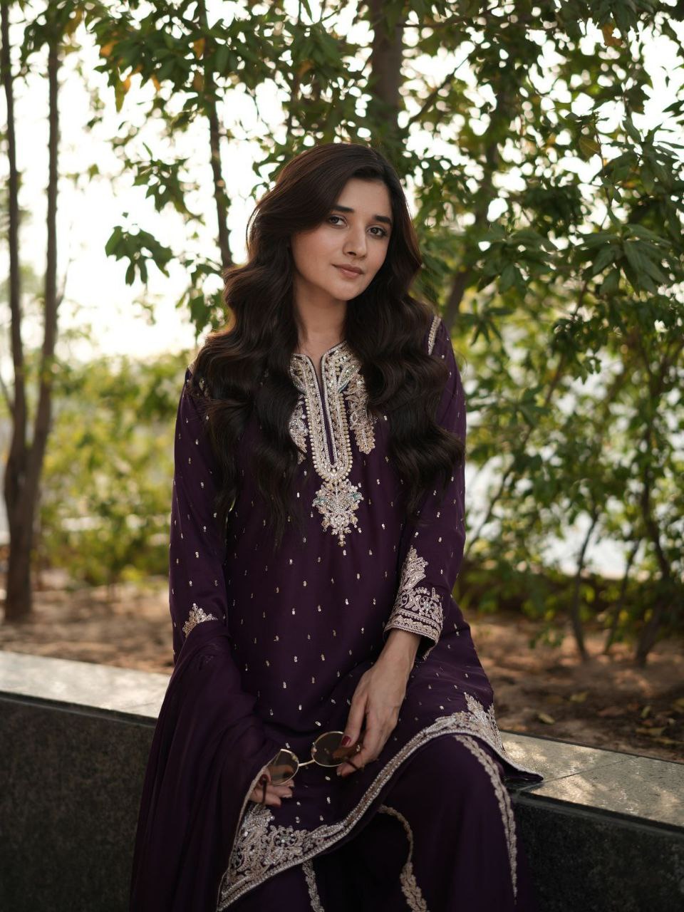 Elegant Party Wear Georgette Plazo Set with Dupatta – M to XXL